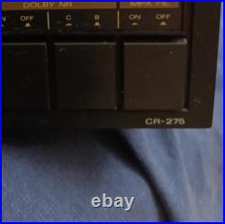 Vintage Fisher Stereo Cassette Deck Player Recorder CR-275 WORKS GREAT