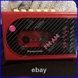 Vintage Fm Am Radio Cassette Recorder Works! Electronic. Retro Decor Collectible