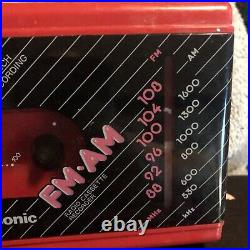 Vintage Fm Am Radio Cassette Recorder Works! Electronic. Retro Decor Collectible