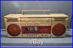 Vintage Funai RCS-600 stereo radio cassette recorder 80's boombox made in japan