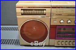 Vintage Funai RCS-600 stereo radio cassette recorder 80's boombox made in japan
