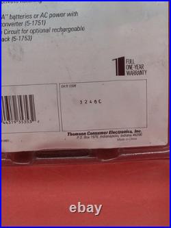 Vintage GE Mini Cassette Recorder Player 3-5353S Vintage Old Stock New Sealed