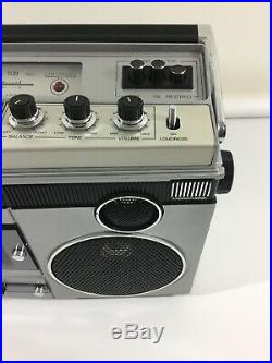 Vintage GE boombox 3-5256A Cassette Recorder Stereo Am/Fm Ghetto Blaster