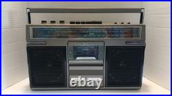Vintage General Electric 3-5252D Boom Box AM/FM Cassette Recorder TESTED WORKS