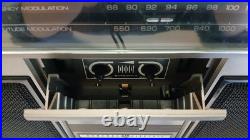 Vintage General Electric 3-5252D Boom Box AM/FM Cassette Recorder TESTED WORKS