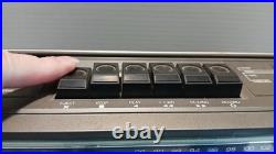 Vintage General Electric 3-5252D Boom Box AM/FM Cassette Recorder TESTED WORKS