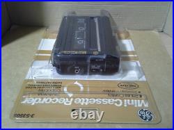 Vintage. General Electric (Black) Mini Cassette Recorder # 3-5350S. New Sealed