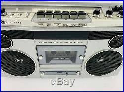 Vintage General Electric Boombox 3-5256A Cassette Recorder Stereo Am/Fm Radio