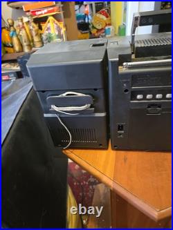 Vintage General Electric Boombox GE Model 3-B266B Cassette Radio Recorder Works