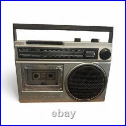 Vintage General Electric Portable AM/FM Radio/Cassette Recorder, No. 3-5240-D