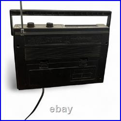 Vintage General Electric Portable AM/FM Radio/Cassette Recorder, No. 3-5240-D