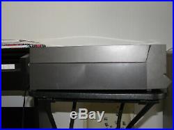 Vintage Gray Panasonic SG-X7 AM/FM/Cassette/Record Player Turntable & 2 Speakers