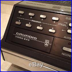 Vintage Grundig Video Cassette Recorder 2x4 Video Vcr 2000 Rare Made In Germany