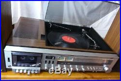 Vintage Hi Fi JVC MF-33, Record Player, Cassette, Radio, Aux 1970s Restored