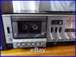 Vintage Hi Fi JVC MF-33, Record Player, Cassette, Radio, Aux 1970s Restored