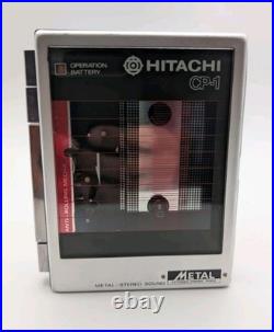 Vintage Hitachi Cassette Player CP-1 Metal/Stereo Sound Works