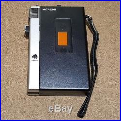 Vintage Hitachi Cassette Player Recorder TRQ-20 Portable Orig Box AC DC RARE