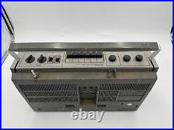 Vintage Hitachi Ghetto Blaster TRK-7500H Cassette Player Recorder AM/FM PLS READ
