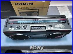 Vintage Hitachi TRK-720wm Stereo Cassette Recorder With Box New Old authentic