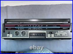 Vintage Hitachi TRK-720wm Stereo Cassette Recorder With Box New Old authentic