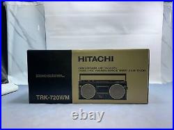 Vintage Hitachi TRK-720wm Stereo Cassette Recorder With Box New Old authentic