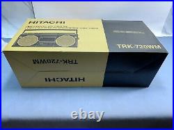 Vintage Hitachi TRK-720wm Stereo Cassette Recorder With Box New Old authentic