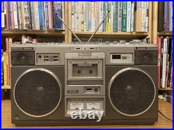 Vintage Hitachi TRK-8280 Boombox Radio Cassette Recorder Japan Junk Rare via DHL
