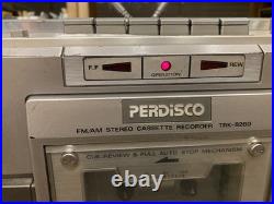 Vintage Hitachi TRK-8280 Boombox Radio Cassette Recorder Japan Junk Rare via DHL