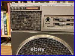 Vintage Hitachi TRK-8280 Boombox Radio Cassette Recorder Japan Junk Rare via DHL