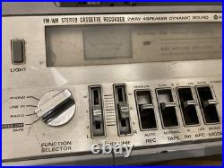 Vintage Hitachi TRK-8280 Boombox Radio Cassette Recorder Japan Junk Rare via DHL