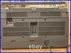 Vintage Hitachi TRK-8280 Boombox Radio Cassette Recorder Japan Junk Rare via DHL