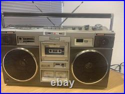 Vintage Hitachi TRK-8280 Radio Cassette Recorder Boombox Tested & Working Vintage Hitachi TRK-8280 Radio Cassette Recorder Boombox Tested & Working
