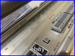 Vintage Hitachi TRK-8280 Radio Cassette Recorder Boombox Tested & Working Vintage Hitachi TRK-8280 Radio Cassette Recorder Boombox Tested & Working