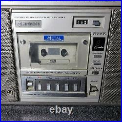 Vintage Hitachi TRK 8800e Rare Radio Cassette Recorder Boombox Ghettoblaster