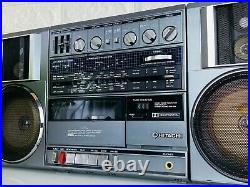 Vintage Hitachi TRK-9100E Stereo Cassette Recorder, Boombox, Ghettoblaster