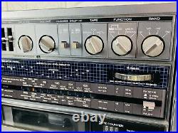 Vintage Hitachi TRK-9100E Stereo Cassette Recorder, Boombox, Ghettoblaster