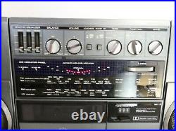 Vintage Hitachi Trk-9100e Boombox Ghetto Blaster Stereo Cassette Recorder K3