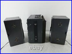 Vintage Hitachi Trk-9100e Boombox Ghetto Blaster Stereo Cassette Recorder K3