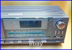 Vintage JC Penney AM/FM Cassette Player Recorder Alarm Clock Radio w Snooze