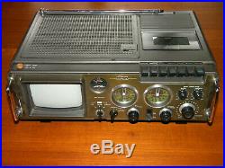 Vintage JC Penney TV/Radio/Cassette Recorder AC/DC/Battery