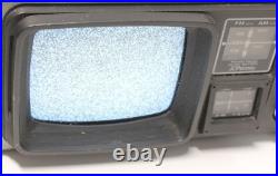 Vintage JC Penney TV / Radio/ Cassette Recorder AC / DC Battery Japan 1978 Works
