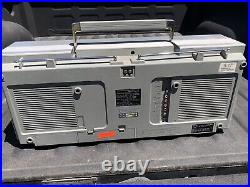 Vintage JCPenney Boombox Cassette Player Portable Stereo Radio