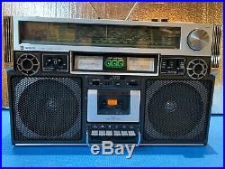 Vintage JVC Biophonic Stereo Radio Cassette Recorder RC-838W GhettoBlaster