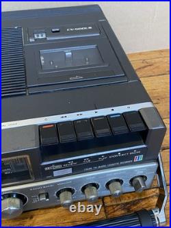Vintage JVC CX-500 Portable Color TV Radio Cassette Recorder 1981 Powers On