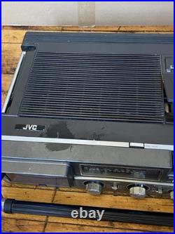 Vintage JVC CX-500 Portable Color TV Radio Cassette Recorder 1981 Powers On