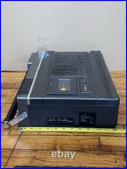 Vintage JVC CX-500 Portable Color TV Radio Cassette Recorder 1981 Powers On