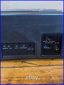 Vintage JVC CX-500 Portable Color TV Radio Cassette Recorder 1981 Powers On