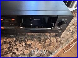 Vintage JVC Dual Cassette Deck Tape Recorder Dolby HX Pro Soft TouchVIDEO Tested