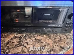 Vintage JVC Dual Cassette Deck Tape Recorder Dolby HX Pro Soft TouchVIDEO Tested