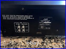 Vintage JVC Dual Cassette Deck Tape Recorder Dolby HX Pro Soft TouchVIDEO Tested